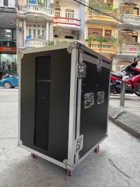 Tủ rack âm thanh gỗ lưới 16U